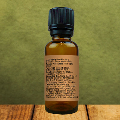 Frankincense Boswellia Sacra essential oil