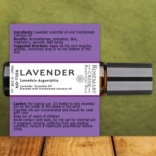 lavender eucalyptus tea tree blend Set of 4 Essential Oil Roll Ons - Peppermint - Eucalyptus - Lavender