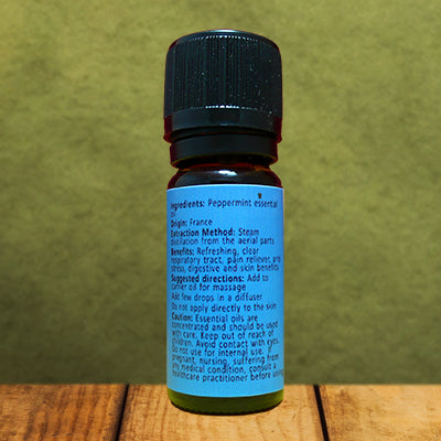 Peppermint essential oil info