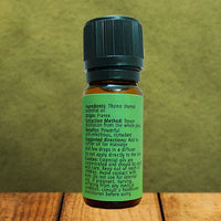 Thyme thymol essential oil info